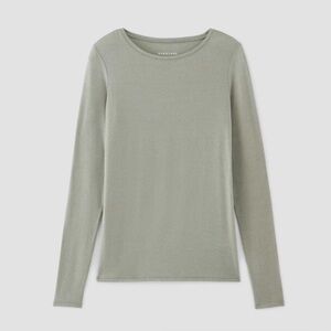 Everlane The Organic Cotton Long Sleeve Crew